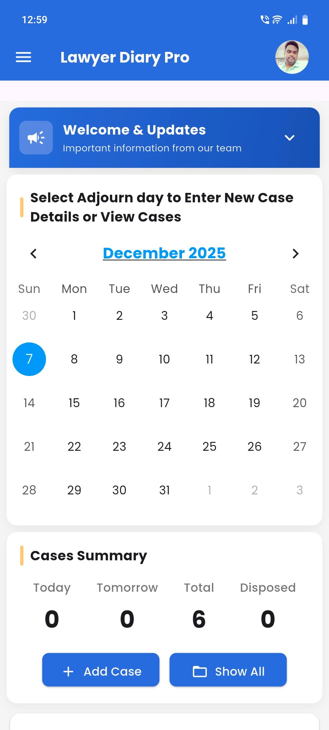 Calendar Screenshot